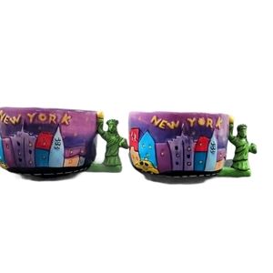 (2) City Merchandise New York Mugs